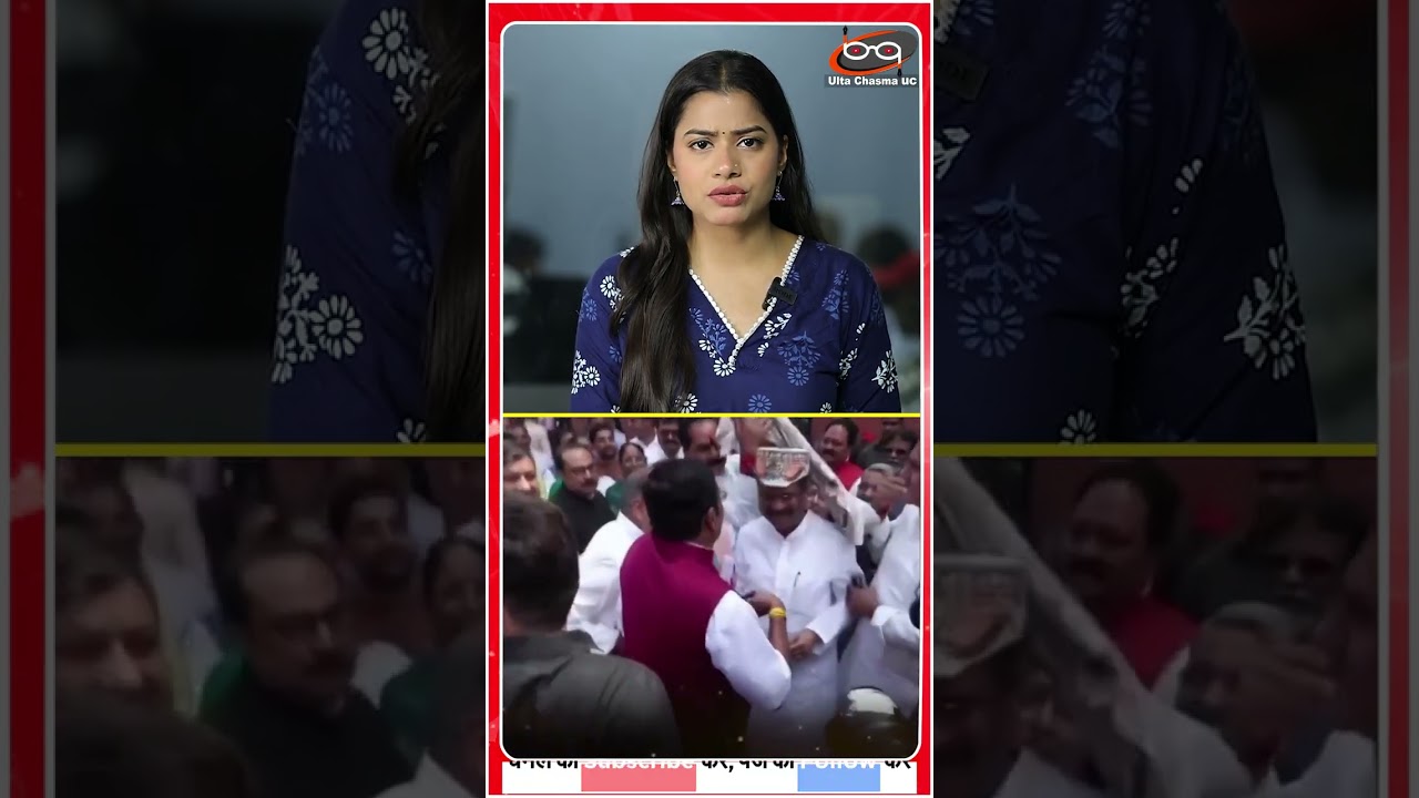 संसद भवन में प्रधान का स्वागत