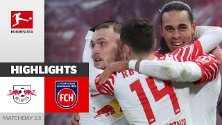 Close Home Win | RB Leipzig — 1. FC Heidenheim 2-1 | Highlights | Matchday 13 – Bundesliga 2023/24