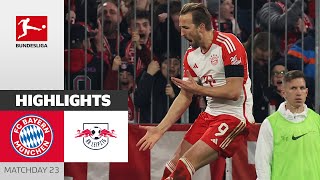 Last-Minute Hero Harry Kane!! | FC Bayern München — RB Leipzig 2-1 | Highlights | MD 23 – Bundesliga