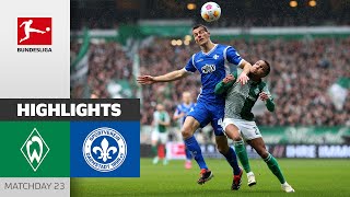 VAR Decides Draw! | SV Werder Bremen — Darmstadt 98 1-1 | Highlights | Matchday 23 Bundesliga 23/24