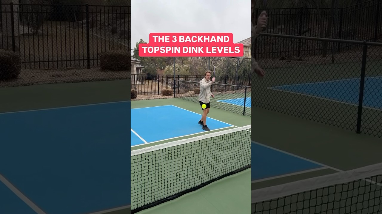 What topspin dink level are you? Comment 👆