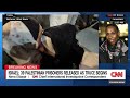 Why you may not see Palestinians celebrating family members return(CNN) - 07:28 min - News - Video