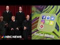 Supreme Court to hear arguments over laws on social media censorship