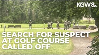 Police end search at Southeast Portland golf course for suspect accused of firing at officers