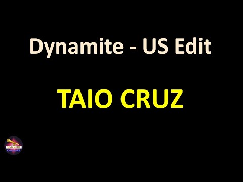 Upload mp3 to YouTube and audio cutter for Taio Cruz - Dynamite - US Edit (Lyrics version) download from Youtube