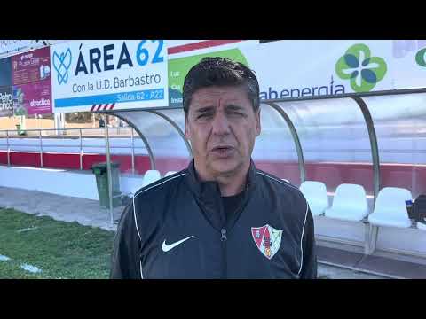 LA PREVIA / UD Barbastro - Utebo FC / JOSETE (Entrenador Barbastro) J5 - 2ª RFEF / Fuente: YouTube UD Barbastro