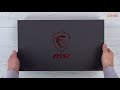 Распаковка MSI GS43VR 7RE / Unboxing MSI GS43VR 7RE