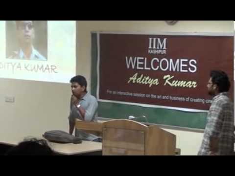 Aditya Kumar @ IIM Kashipur