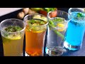 మండే వేసవి నుండి ఉపశమనం కోసం 4రకాల డ్రింక్స్😋Quick Summer Drinks At Home👌Refreshing Lemon Drinks👍