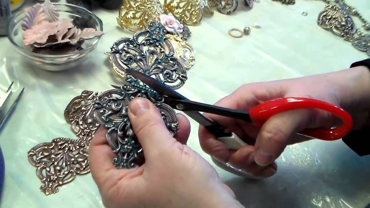 Making Jewelry with Brass Stampings, Cutting, Bending ...