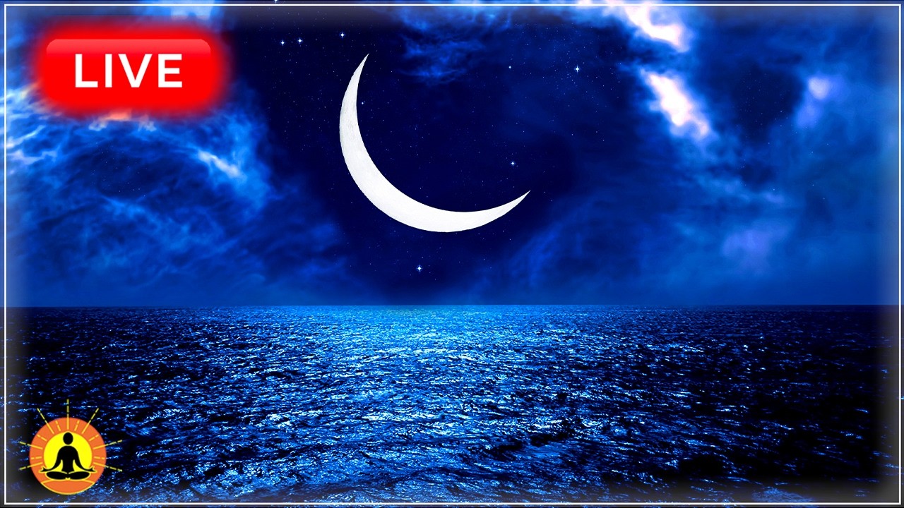 🔴 24 Hours of Midnight Sleep Magic: Deep Sleeping Music with Gentle Rain & Peaceful Night Ambience