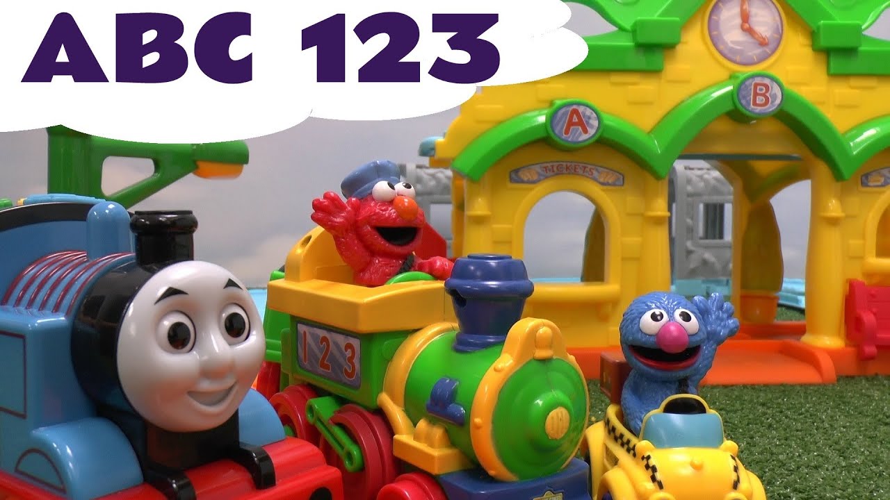 Alphabet Sesame Street ABC 123 Elmo Train meets Thomas And 