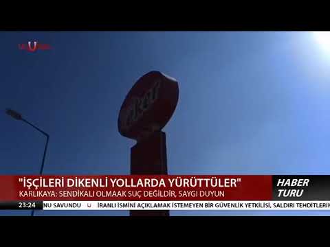 İŞÇİLERİ DİKENLİ YOLLARDA YÜRÜTTÜLER