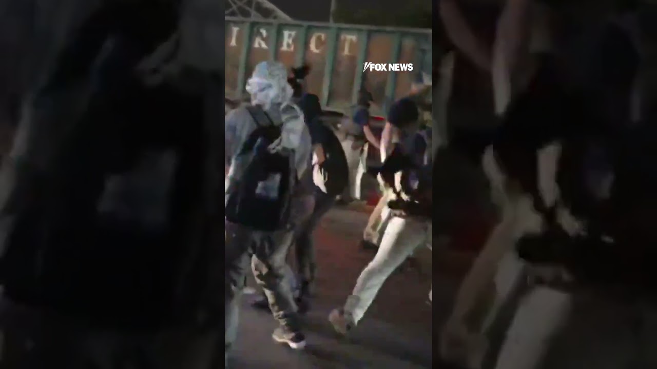 NEW: Protests turn violent in Newark as federal agents clash with demonstrators #news #shorts #usa