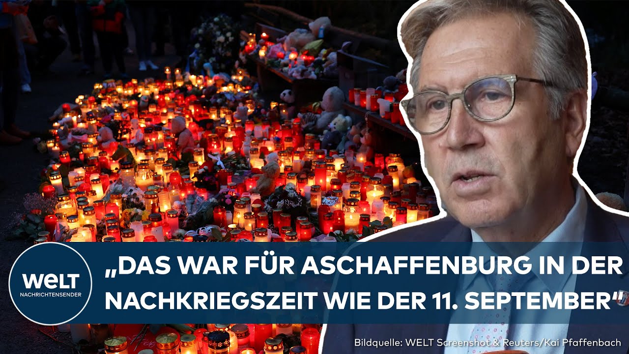 ASCHAFFENBURG: Trauer lässt die Bürger nicht los! Stadt blickt nach der brutalen Bluttat nach vorn