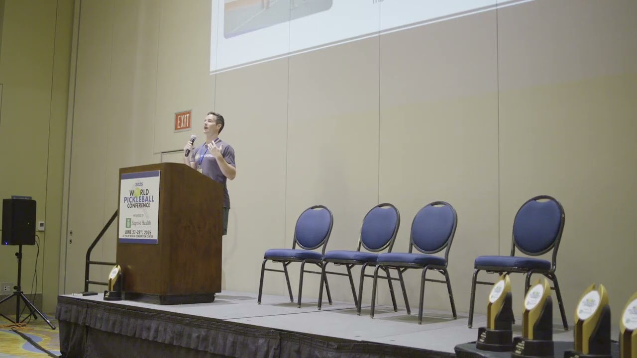 WPC II Palm Beach keynote with Brandon Mackie Pickleheads Co-Founder