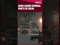 Delhi Rain Today | Rain Lashes Several Parts Of Delhi, Brings Relief From Humidity  - 01:00 min - News - Video