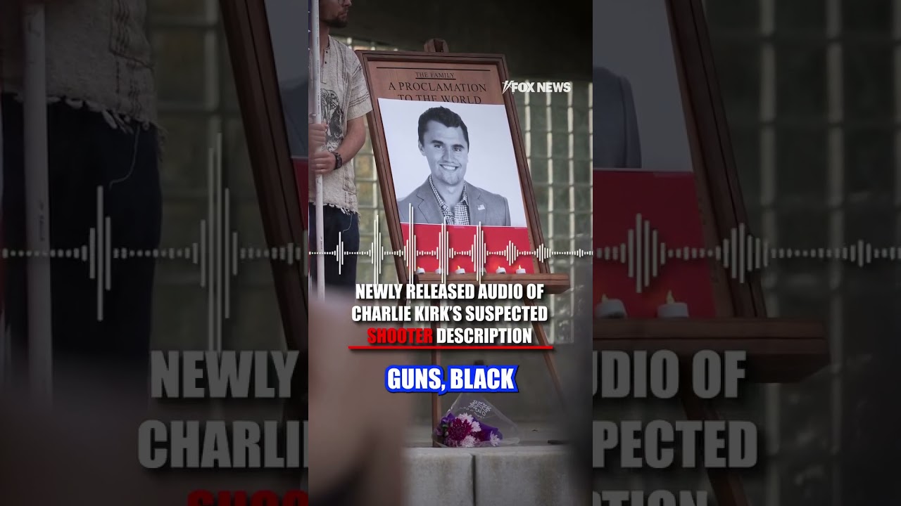 LISTEN: Dispatch audio reveals the frantic moments after an assassin fatally shot Charlie Kirk #news