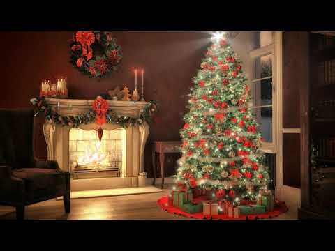 Christmas Lights Fire Royality Free Background Video Loop HD