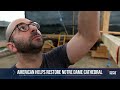 An American in Paris: the carpenter from New England helping rebuild Notre Dame Cathedral  - 02:33 min - News - Video