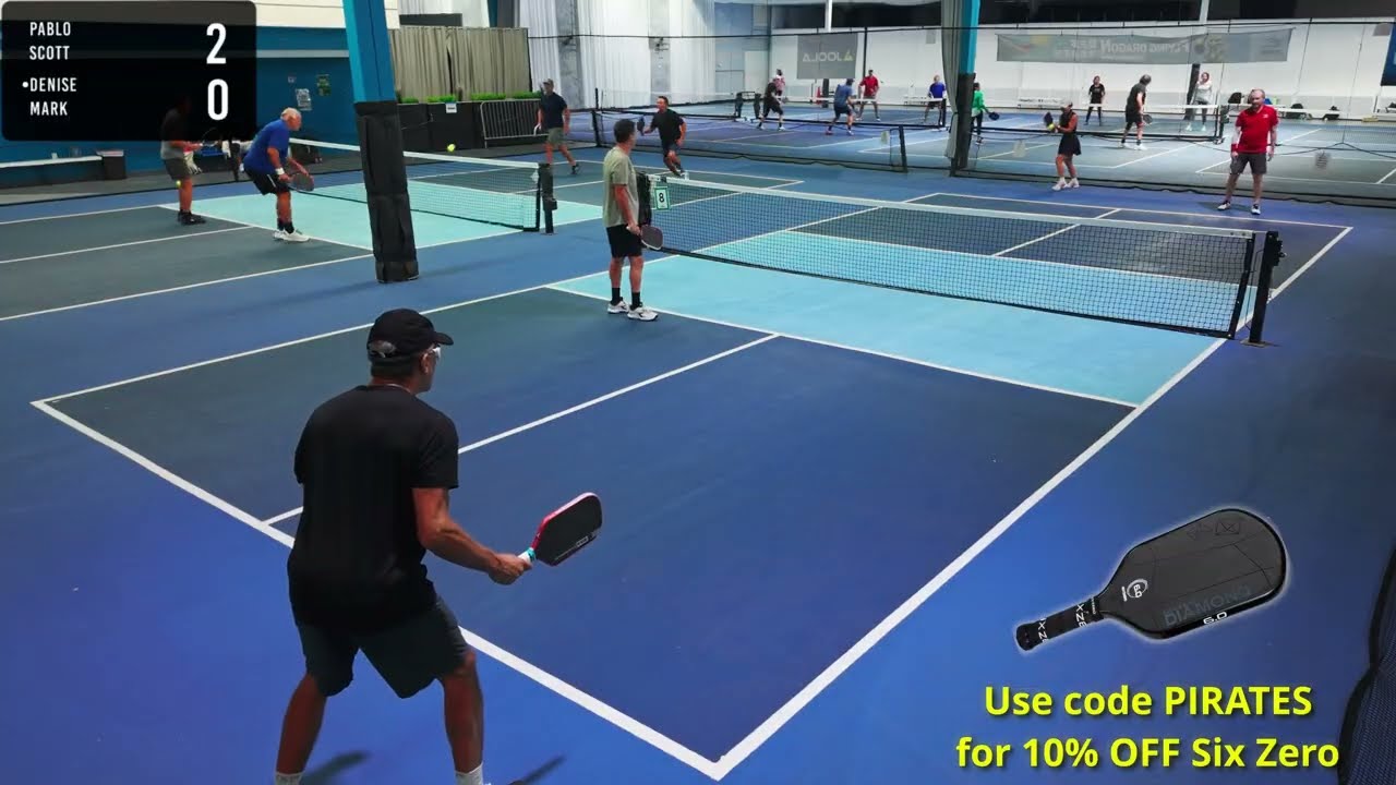 What Senior 4.5+ Pickleball Men's vs Mixed Doubles Look Like