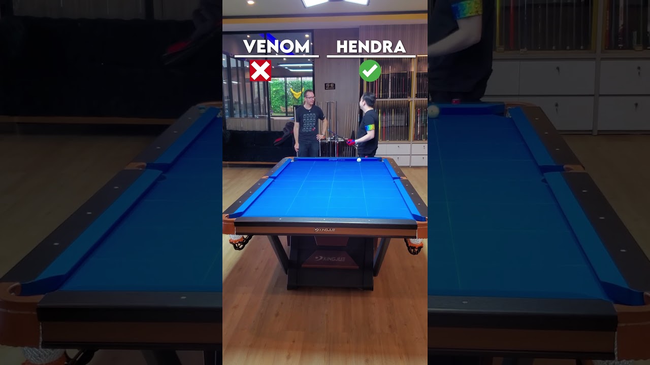 @hendracarabao. VS @VenomTrickshotsOfficial - Friendly Pool Battle! 🇮🇩🥊🎱❌✅