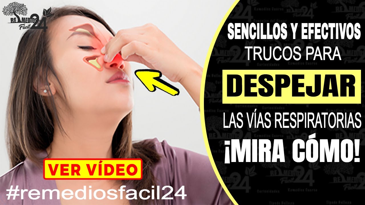 Como destapar una nariz muy tapada