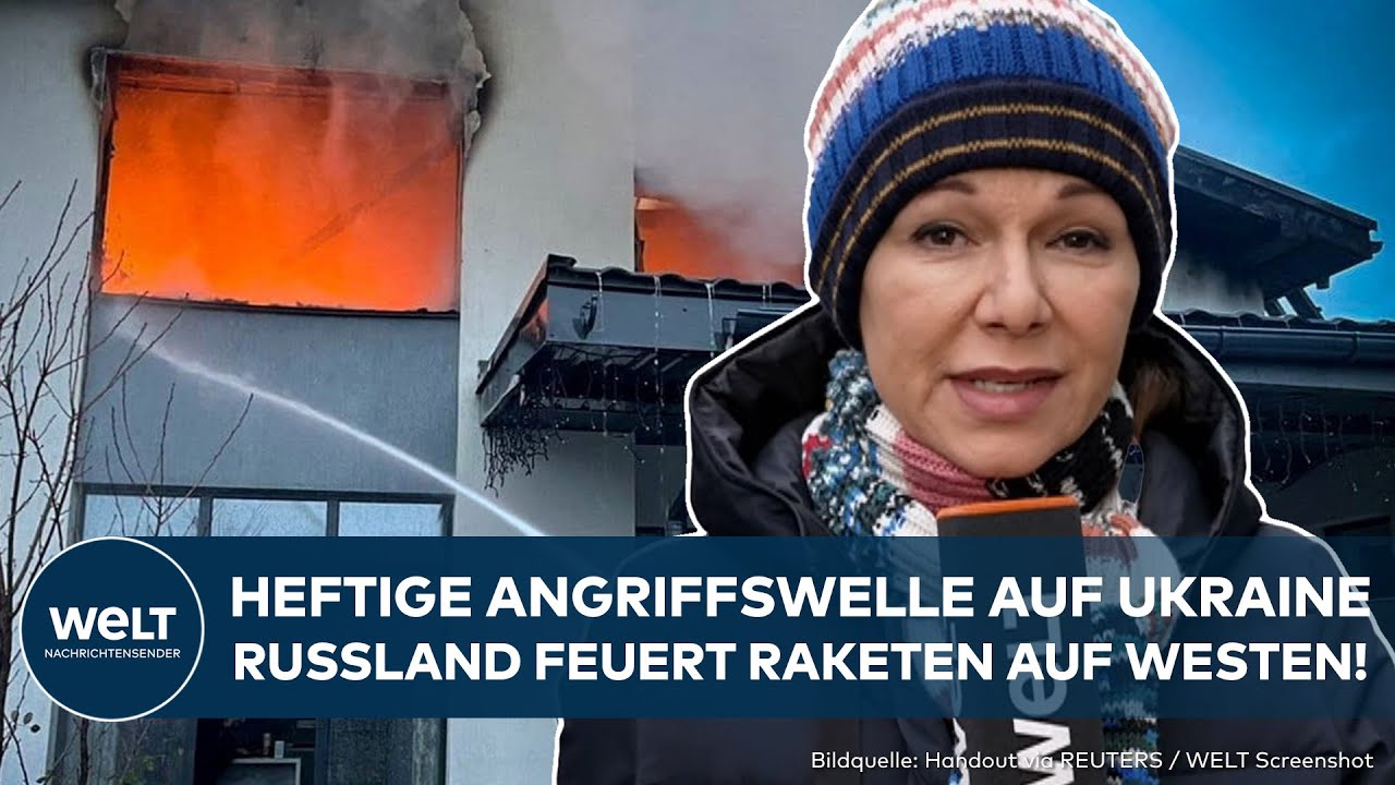 PUTINS KRIEG: Russland feuert auf Westen der Ukraine! Heftige Angriffswelle mit Drohnen und Raketen