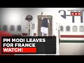PM Narendra Modi leaves for France