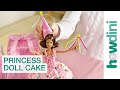  Princess cake - How to make a princess doll birthday cake