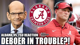 Paul Finebaum thinks Kalen DeBoer’s Alabama future ‘IS DAUNTING’ 🍿 | The Matt Barrie Show