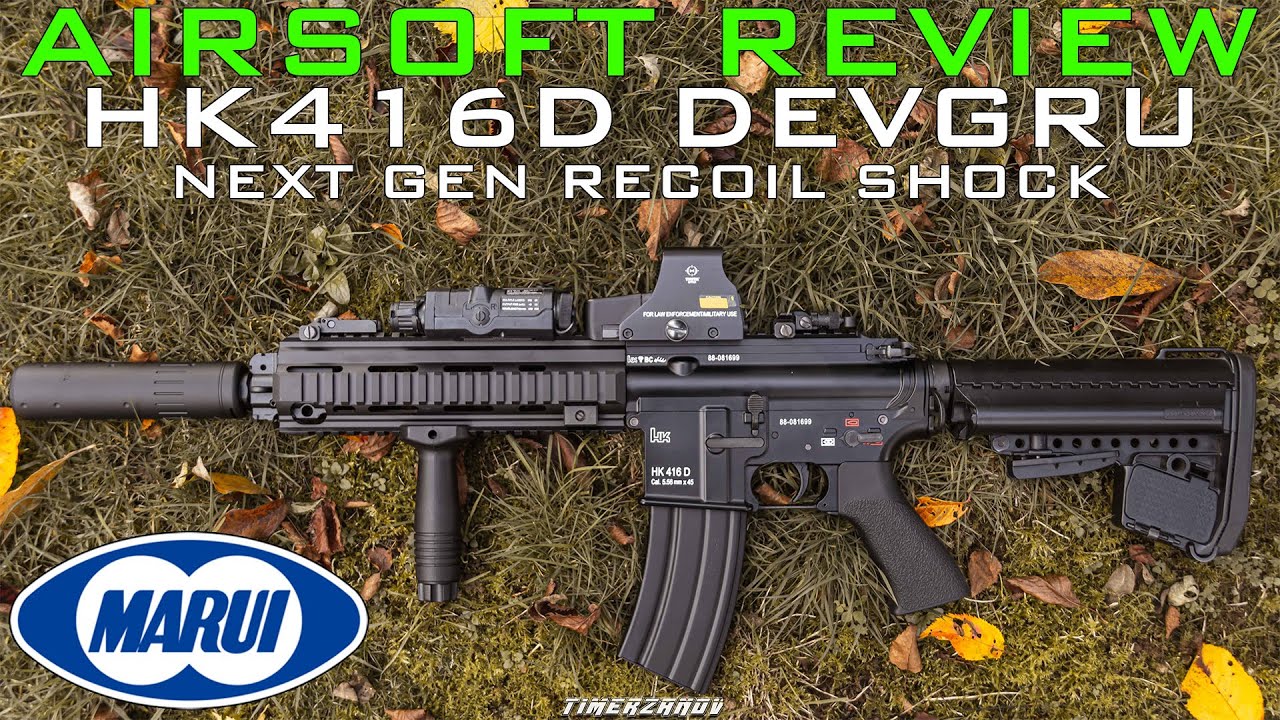 Airsoft Review #337 Tokyo Marui HK416D Devgru Custom Next Gen Recoil Shock EBBR [FR]