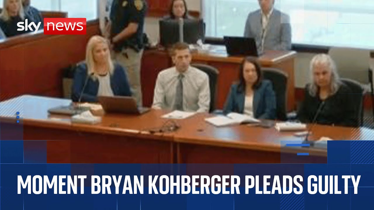 Bryan Kohberger pleads guilty in court to Idaho student murders in 2022