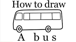 איך לצייר אוטובוס