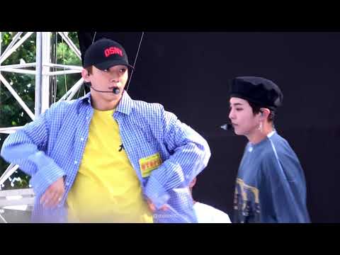 180909 스펙트럼 페스티벌 EXO-CBX Hey mama! 첸(Chen focus)