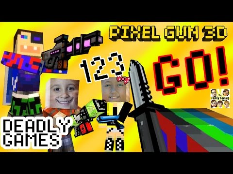 Let's Play Pixel Gun 3D: DEADLY GAMES & Science Lab 