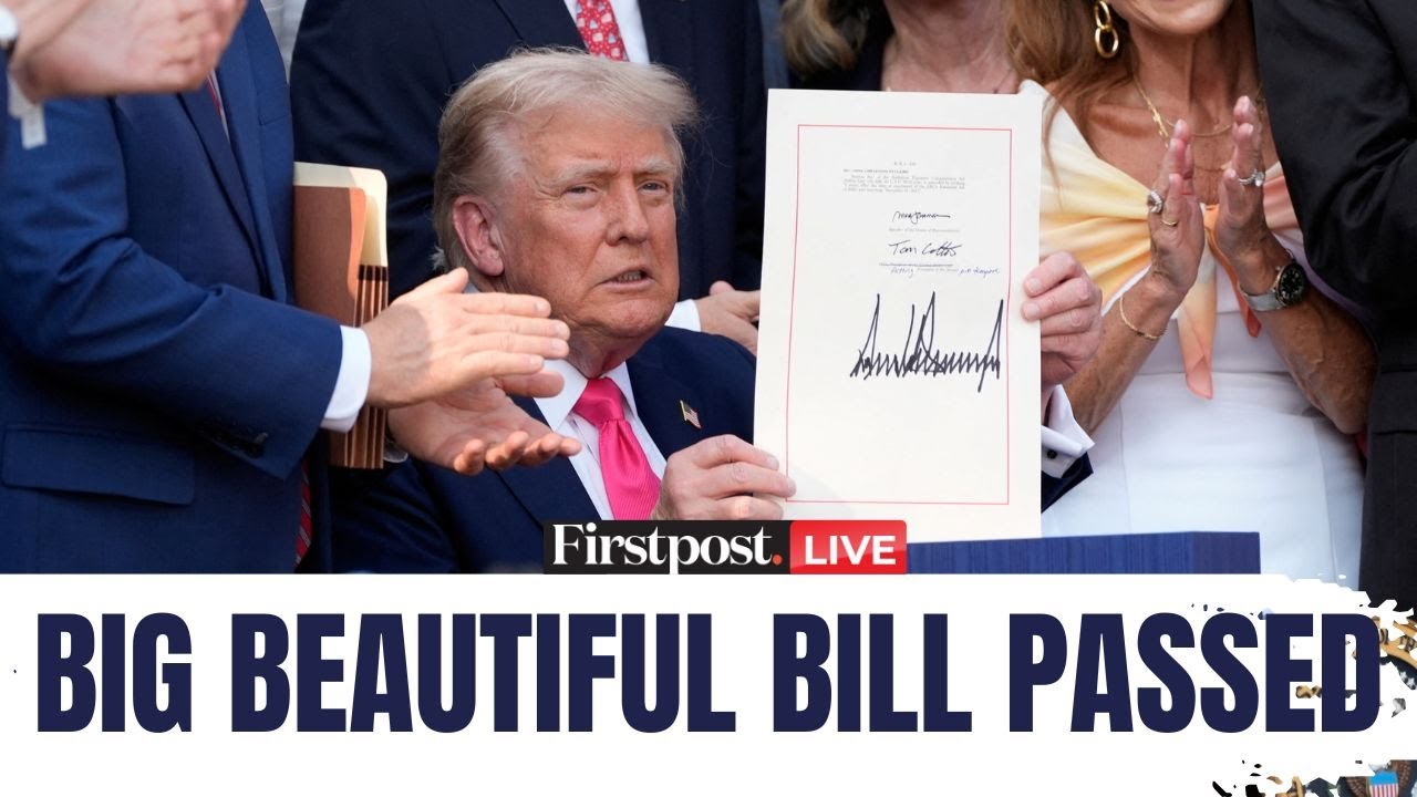LIVE: Trump Signs Big Beautiful Bill During July 4 Independence Day Celebrations | Trump Speech