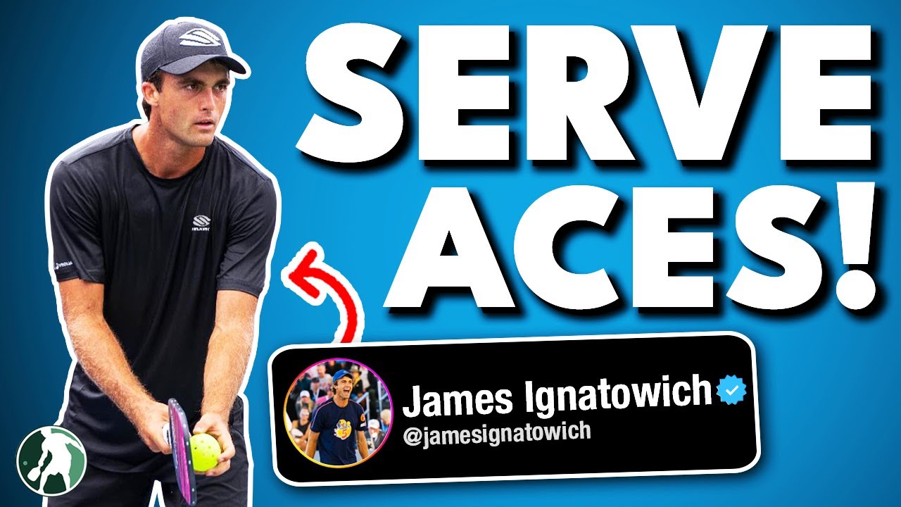 Get MAX Power on Your Serves with World #3 James Ignatowich!