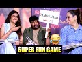 Megastar Chiranjeevi Super Fun Game With Keerthy Suresh and Tamannaah | BholaaShankar Team Funny