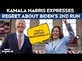 Kamala Harris Interview | I Shouldve...: Harris Regrets Not Expressing Concerns On Bidens 2nd Run