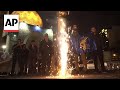 Hardliners celebrate in Tehran after Iran attacks Israel with missiles, drones