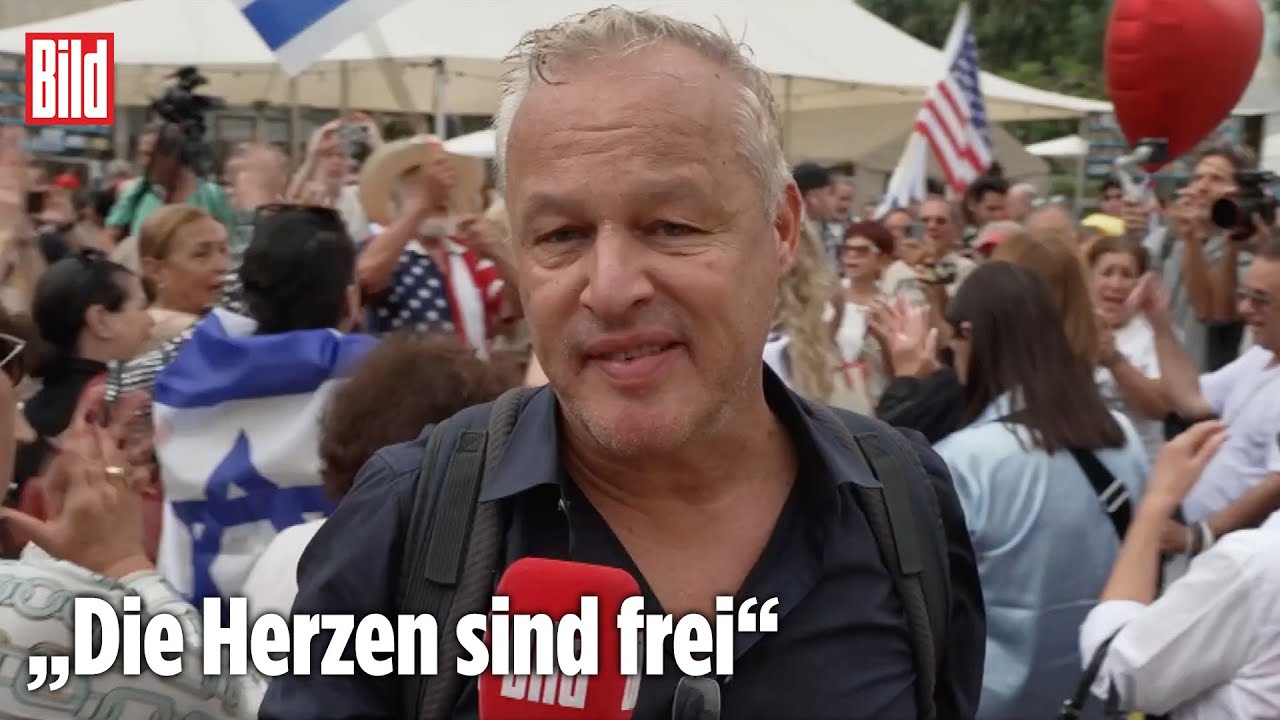 Israel: Menschen feiern auf „Geisel-Platz“