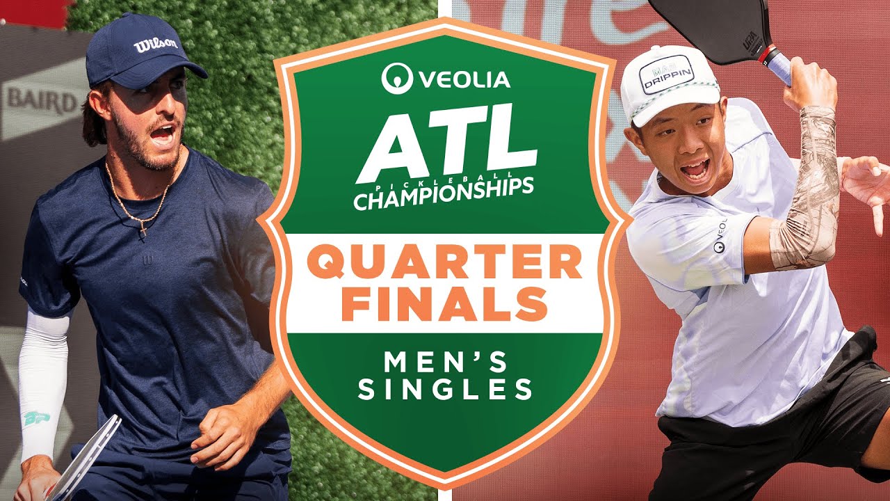 Hunter Johnson v Quang Duong at the Veolia Atlanta Pickleball Championships