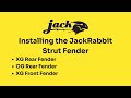 JackRabbit Micro eBike Front and Rear Fender Kit