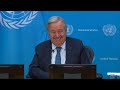 LIVE: UN chief Antonio Guterres holds news conference ahead of UNGA - 57:34 min - News - Video