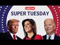 Super Tuesday 2024: LIVE coverage and election results