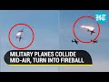 Tragic Mid-Air Collision of Colombian Air Force Planes Caught on Video