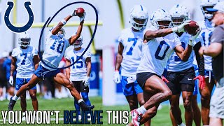 The Indianapolis Colts Rookie Minicamp Is INSANE.. Adonai Mitchell *FIRST LOOK* Colts Highlights