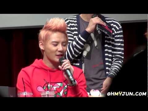 121101 NII 팬파티 준수 - 사랑은 눈꽃처럼 무반주