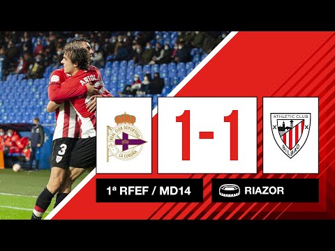⚽ Resumen I 14. J – 1ª RFEF I RC Deportivo 1-1 Bilbao Athletic